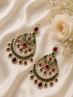 Peacock Chandbali Earrings