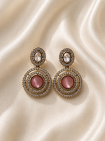 Ayla Crystal Halo Statement Earrings
