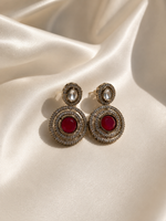 Ayla Crystal Halo Statement Earrings