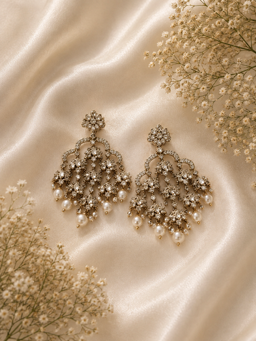 Zoya Crystal Chandelier Earrings
